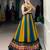 Gamthi Work Rayon Lehenga Choli with Gotta Patti Lace Detailing