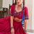 PINK tussar Silk  Embossed Gamthi Print Lehenga choli