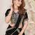 Glamorous Black Sequins Embroidered georgette indian designer wedding wear lehenga dress