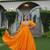 Vibrant elegance in traditional yellow gown