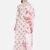 Elegant white floral printed kurta set with dupatta