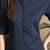 Elegant navy blue striped kurta set