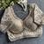White Color Handwork & Sequence Italian Silk Bridal Blouse