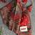 Red Color Bridal Bliss Apple-Cut Codding Work Blouse