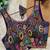 Purple Sleeveless Navratri Handwork Readymade Blouse for Garba Nights