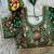 Green Color Heavy Velvet Real Diamond Work Blouse