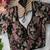 Black Color Sabyasachi Style Georgette Blouse