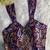 Purple Color Readymade Georgette Sleeveless Blouse For Navratri