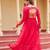 Pink rayon kutchi gamthi work navratri kurti