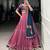 Silk Crepe Chaniya Choli Sequins With Thread Embroidery & Gota Patti Lace 
