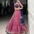 Silk Crepe Chaniya Choli Sequins With Thread Embroidery & Gota Patti Lace 