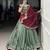 Silk Crepe Chaniya Choli Sequins With Thread Embroidery & Gota Patti Lace 