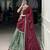 Silk Crepe Chaniya Choli Sequins With Thread Embroidery & Gota Patti Lace 