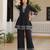 Sakshi noir embroidered cotton co-ord set