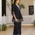 Sakshi noir embroidered cotton co-ord set