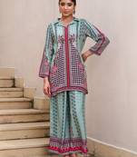 Kabool shamrock printed co-ord set