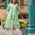 Mahua sage cotton fusion wear co-ord