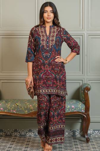 Tashvika jay printed co-ord set