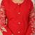 Mahua cardinal embroidery cotton co-ord set