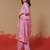 Tashvika blush pink embroidered cotton silk kurta sets