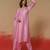 Tashvika blush pink embroidered cotton silk kurta sets