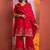 Parikrama scarlet red embroidered chanderi kurta sets