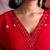 Parikrama scarlet red embroidered chanderi kurta sets