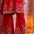 Parikrama scarlet red embroidered chanderi kurta sets