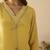 Albeli lemon dark yellow plain crepe kurta sets
