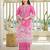 Vastramaya miller pink printed cotton kurta sets