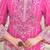 Vastramaya miller pink printed cotton kurta sets