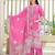 Vastramaya miller pink printed cotton kurta sets