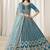 Embroidered Rama Art Silk Designer Long Lehenga Choli
