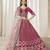 Embroidered Rani Pink Art Silk Designer Lehenga Choli