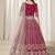 Embroidered Rani Pink Art Silk Designer Lehenga Choli