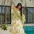 Yellow Floral Anarkali Cotton Suit Set with Dupatta