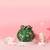 Green silk embroidered potli bag