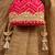 Pink silk embroidered potli bag