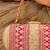 Pink silk embroidered clutch