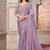 lavenderembroidered saree