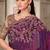 purple sequin embroidered saree