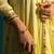 Lime embroidered satin anarkali set