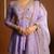 Lilac embroidered georgette sharara set