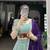 sea green Embossed Design with Gota Patti Lace Rayon lehenga Choli