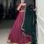 plum Embossed Design with Gota Patti Lace Rayon lehenga Choli