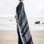 Black linen zari with digital saree with blouse.