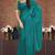 Lightgreen crush silk saree with stone work