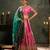 pink embroidered tissue Lehenga