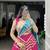 pink Lightweight Cotton lehenga Choli with Subtle Sequins and Lace