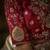 cream kanjivaram silk blend wedding saree
